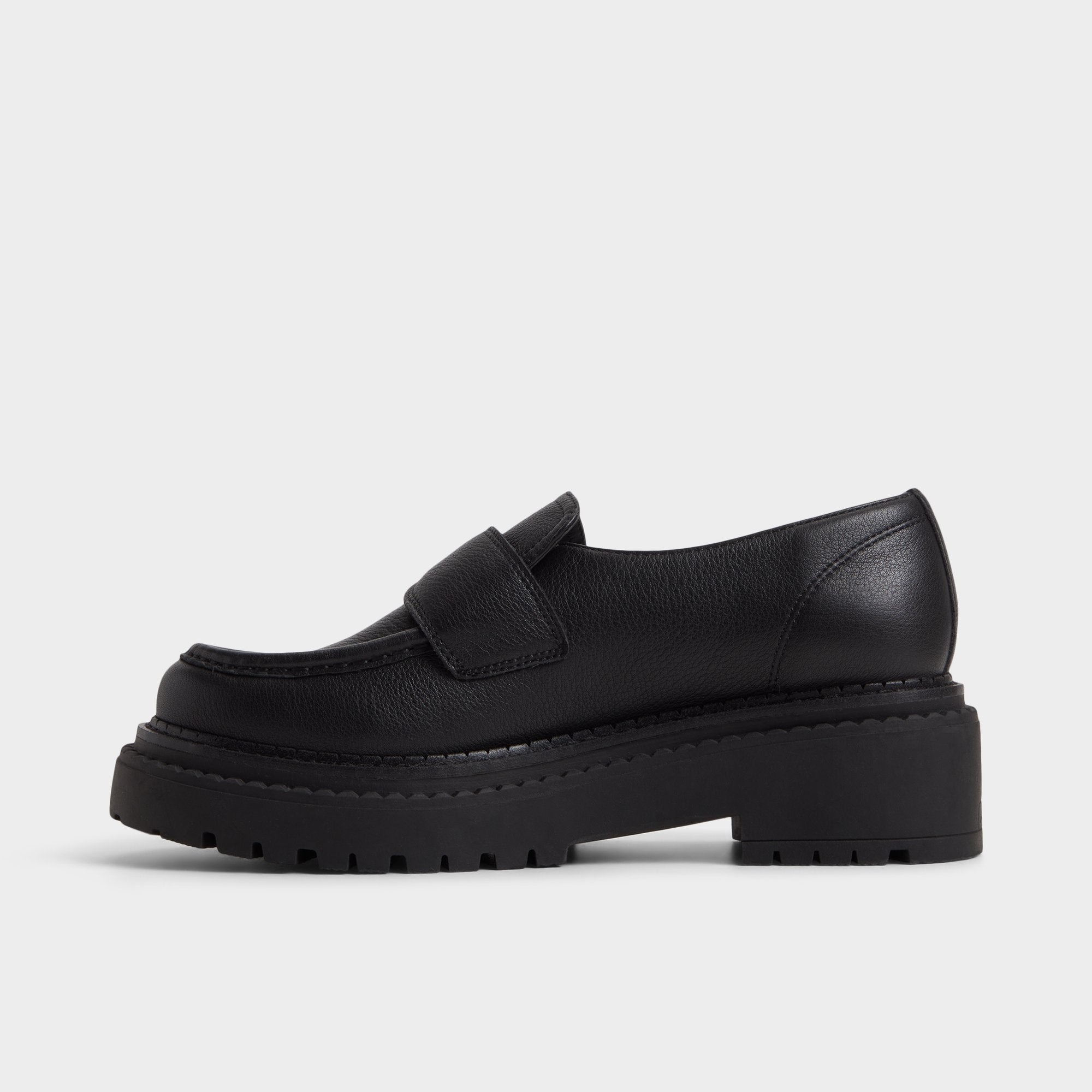 Aldo Miravella in Black - Loafer, Lug sole Black