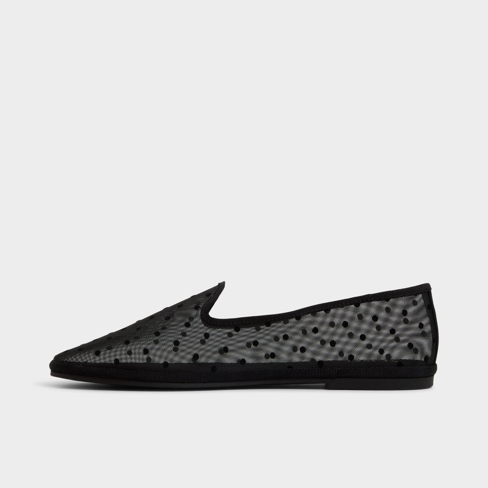 Aldo Aurabelle Black Textile Mesh Women's Loafers & Oxfords - Loafer Black