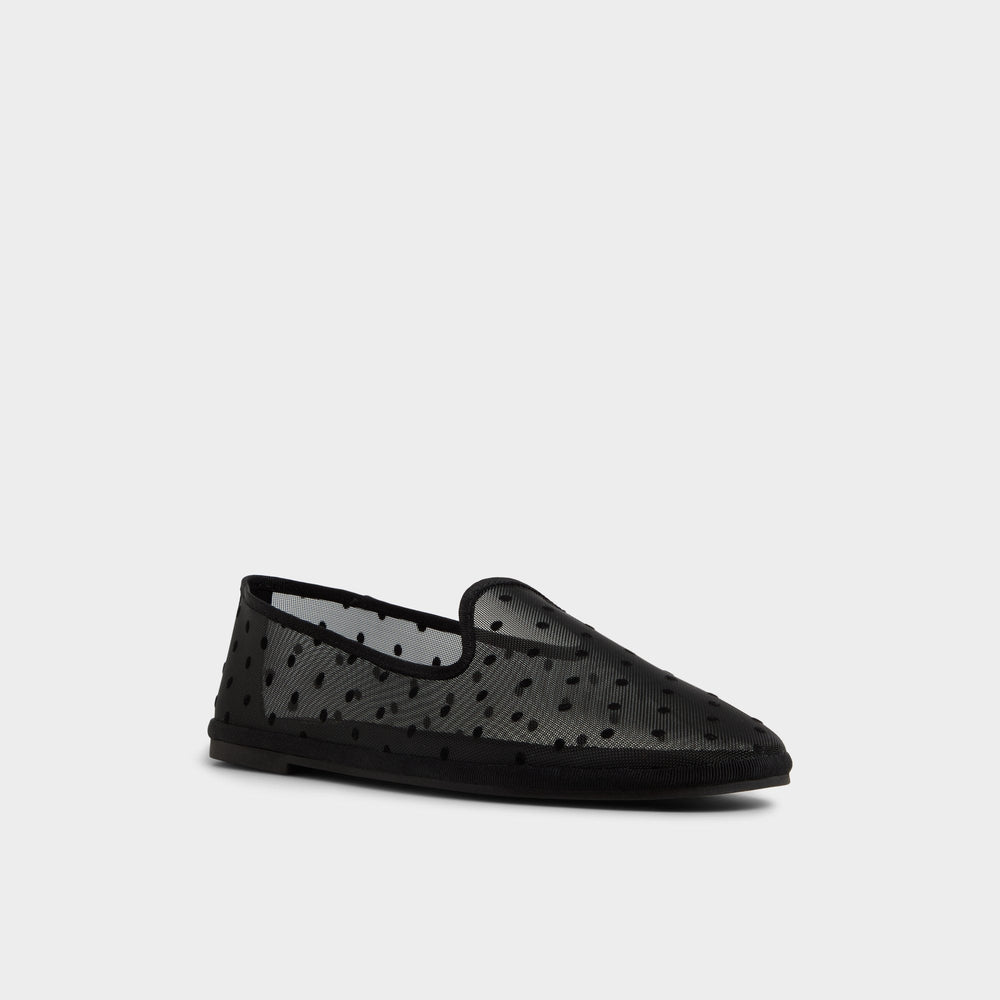 Aldo Aurabelle Black Textile Mesh Women's Loafers & Oxfords - Loafer Black