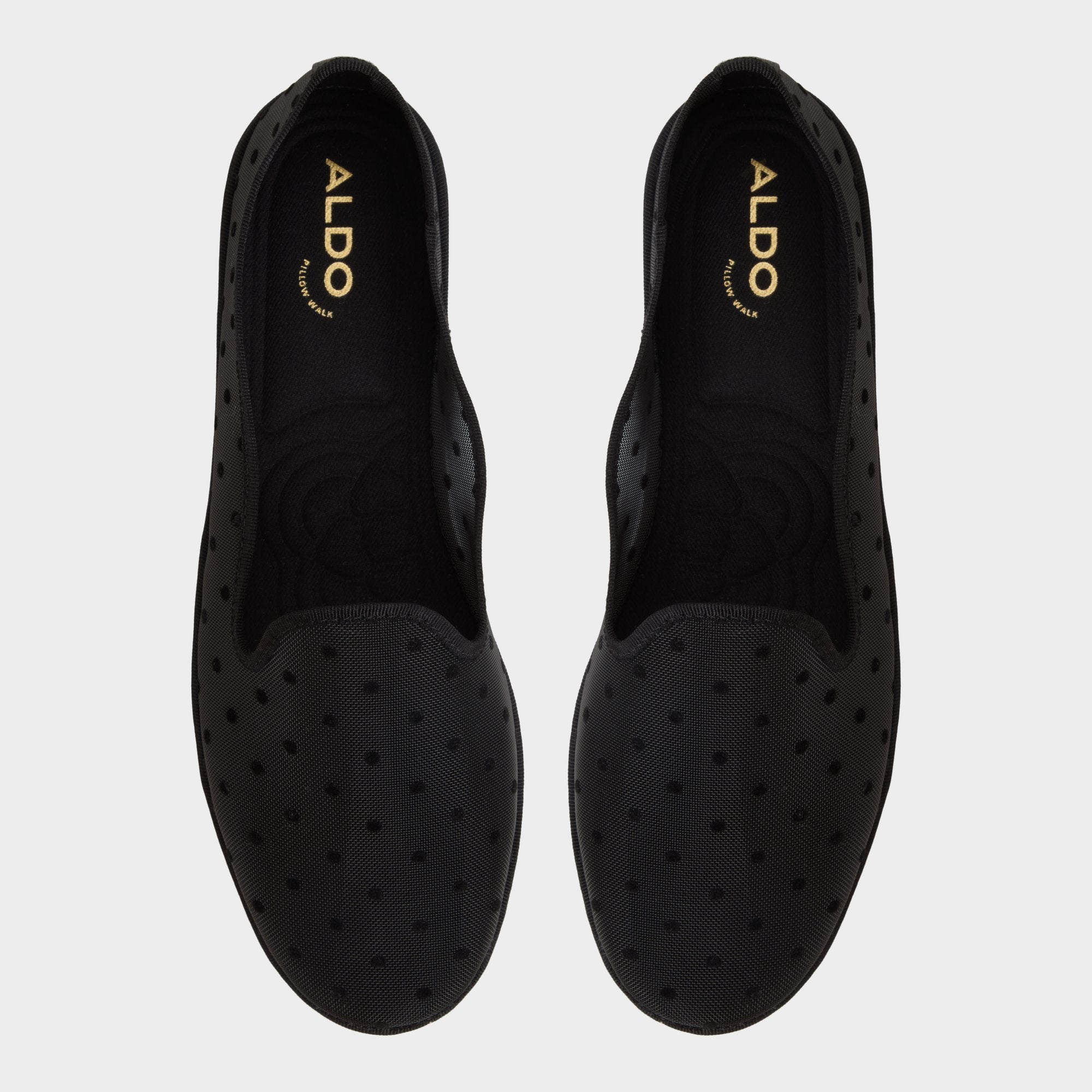 Aldo Aurabelle Black Textile Mesh Women's Loafers & Oxfords - Loafer Black