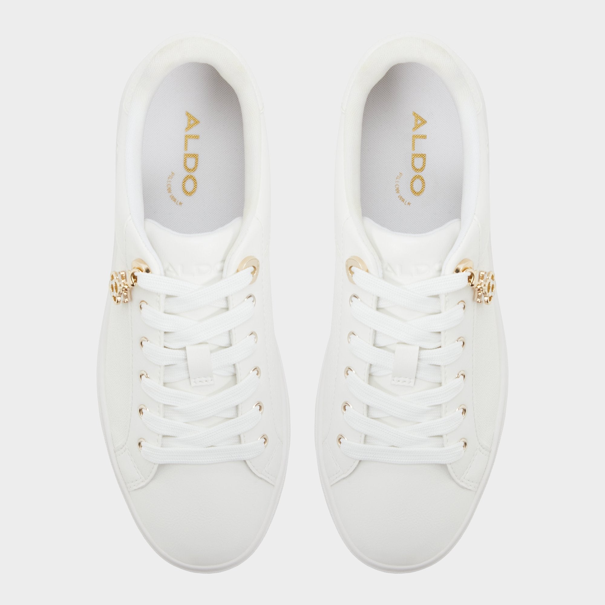 Aldo Elgata in White 14053604 - Sneaker, Cup sole White