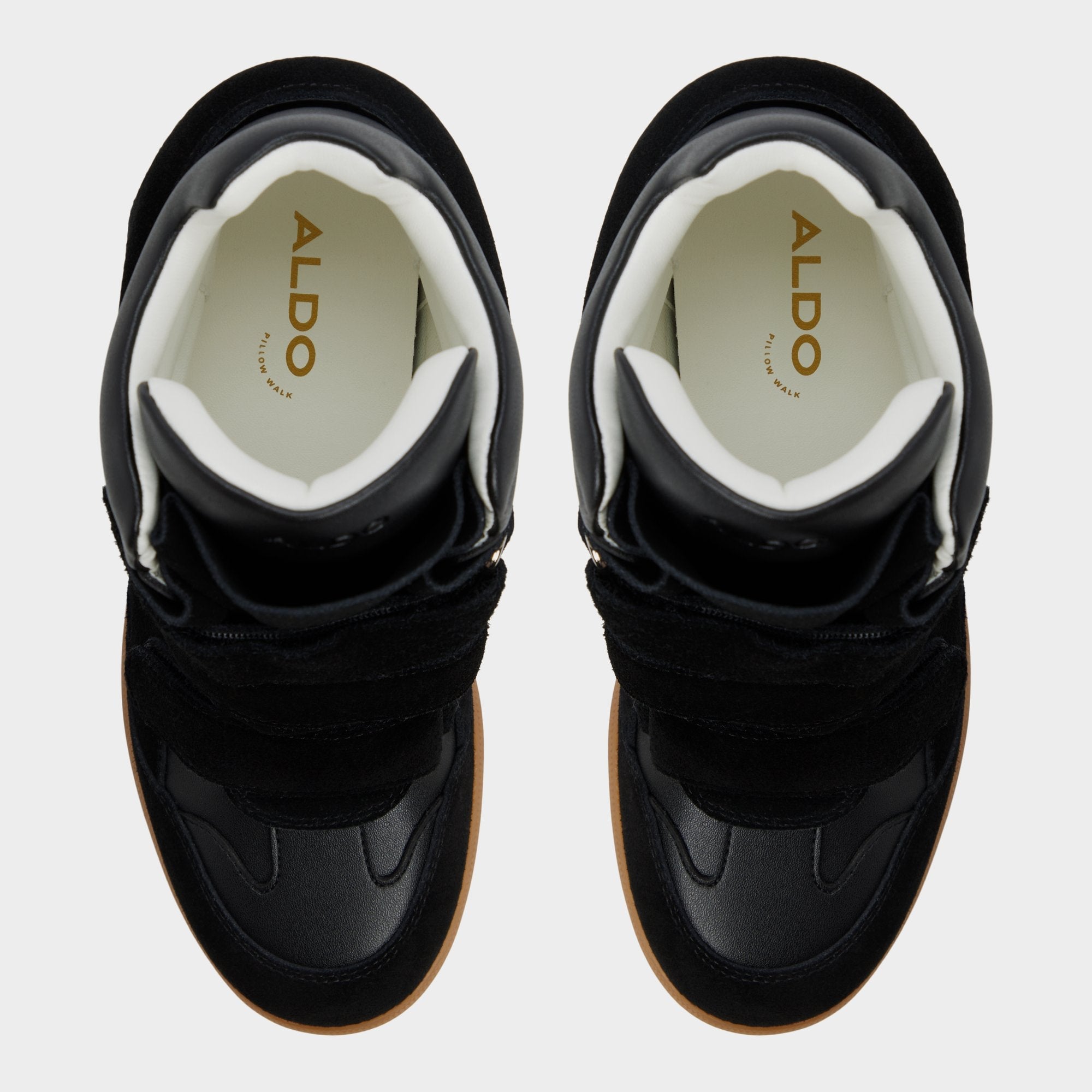 Aldo Bellissamo in Black - Wedge sneaker, Wedge heel Black