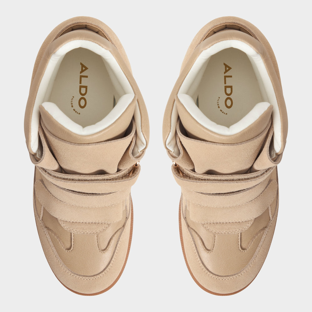 Aldo Bellissamo in Sand - Wedge sneaker, Wedge heel Sand
