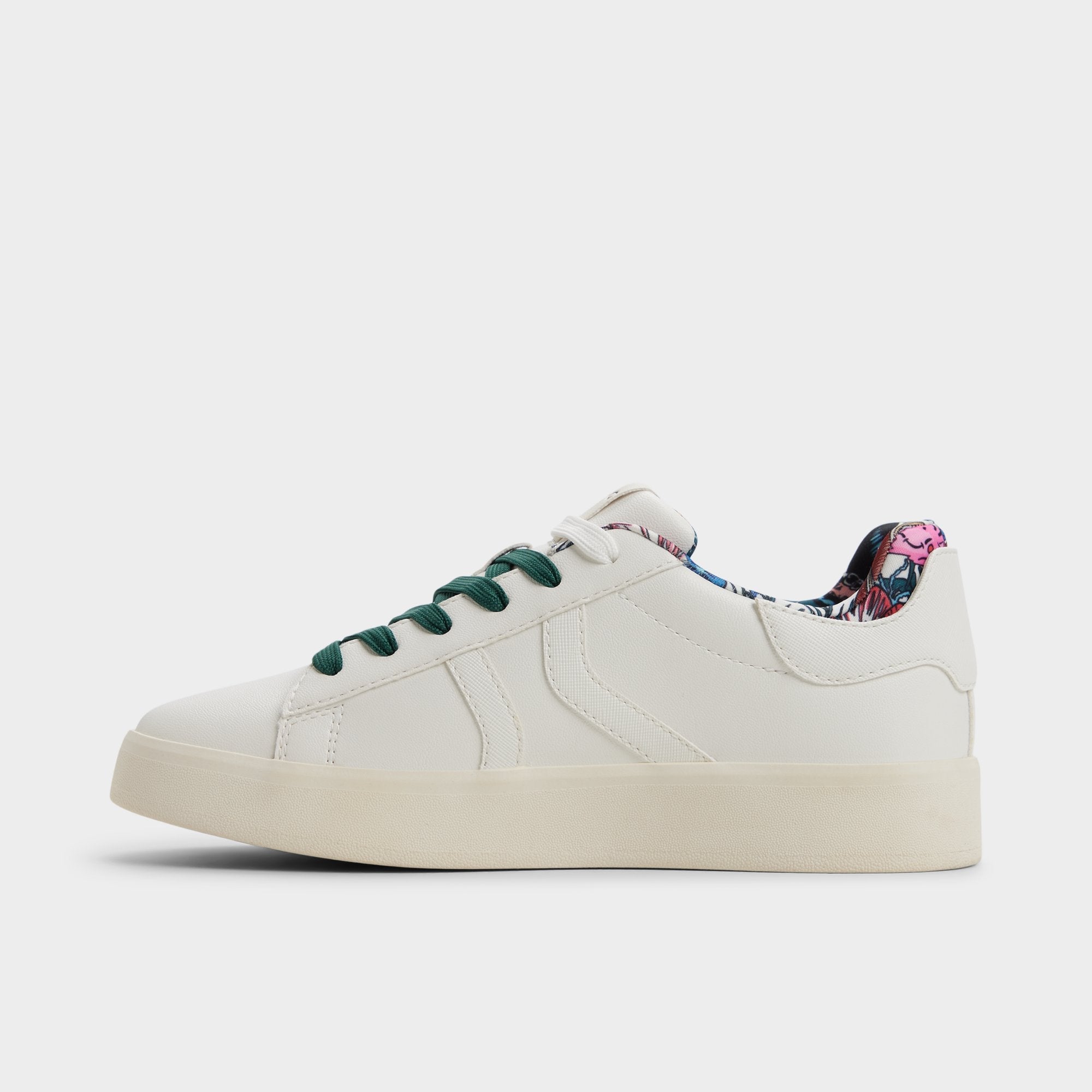 Aldo Whatisadam in White Multi - Women's low top sneaker, Cup sole White multi