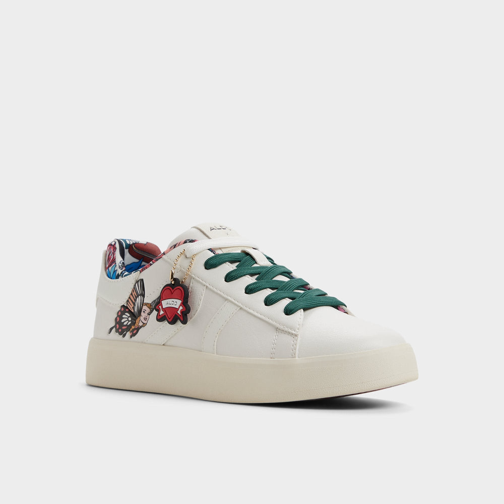 Aldo Whatisadam in White Multi - Women's low top sneaker, Cup sole White multi