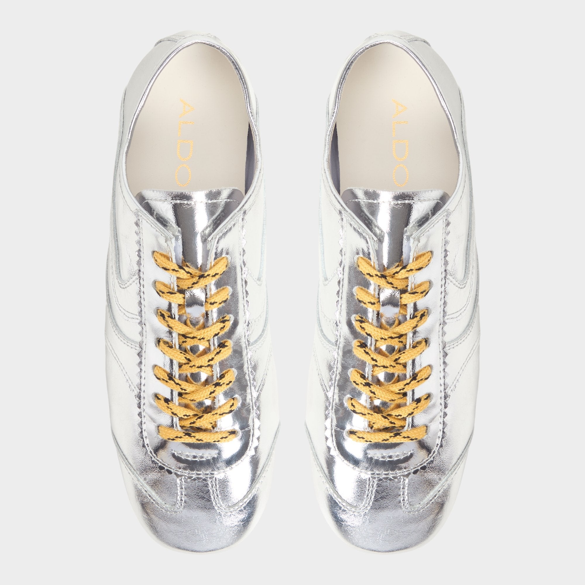 Aldo Adrelya in Silver - Jogger sneaker, Jogger sole Silver