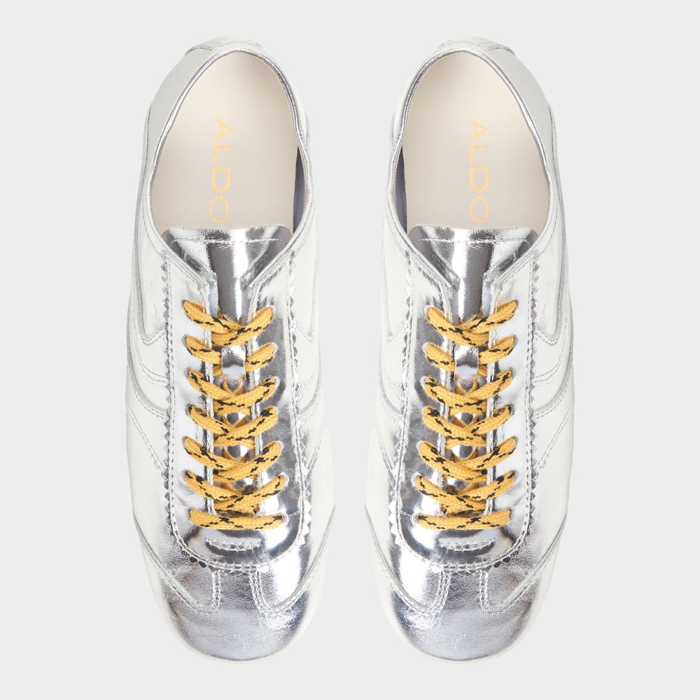 Aldo Adrelya in Silver - Jogger sneaker, Jogger sole Silver