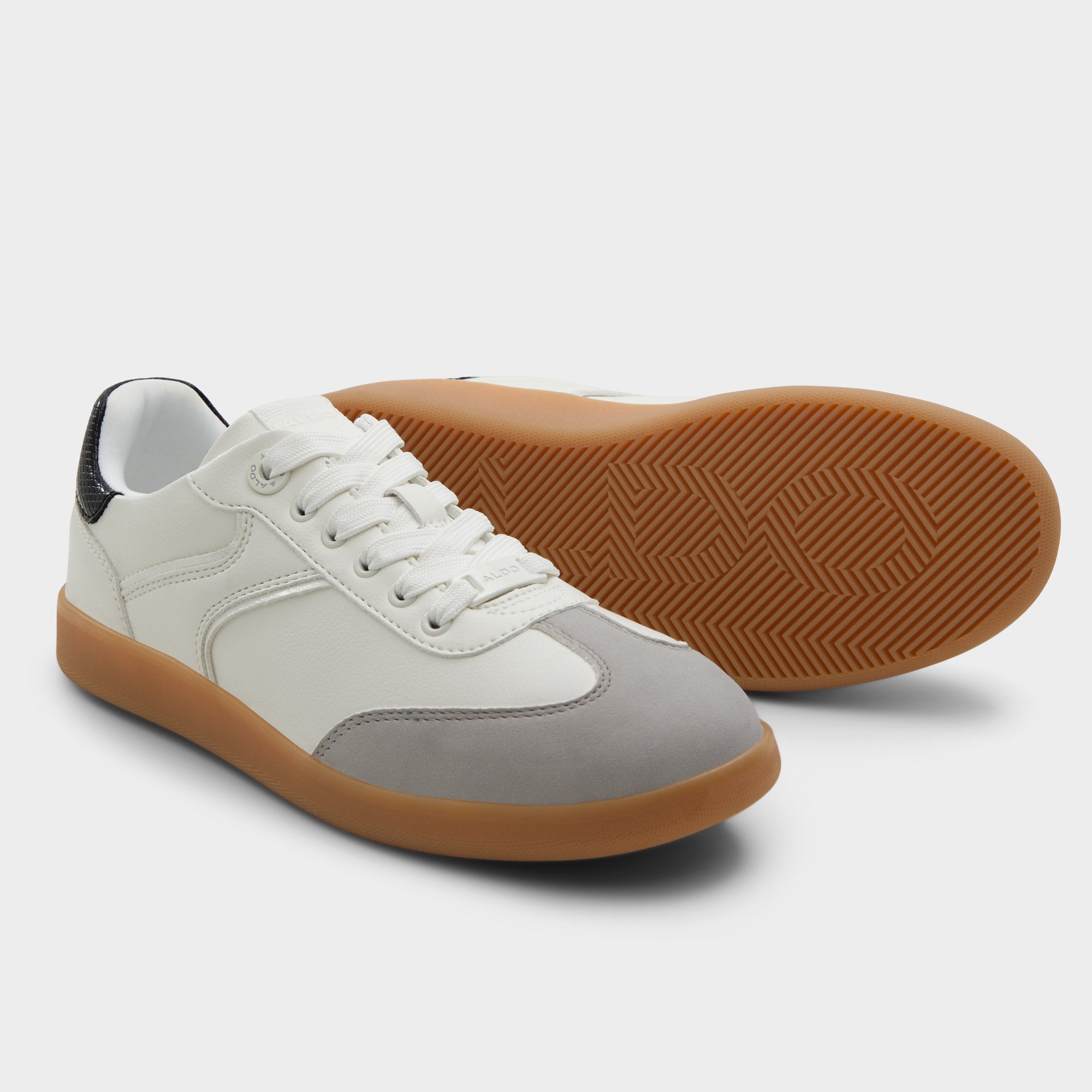Aldo Erilg White/Black Women's Low top sneakers - Sneaker, Cup sole White/Black