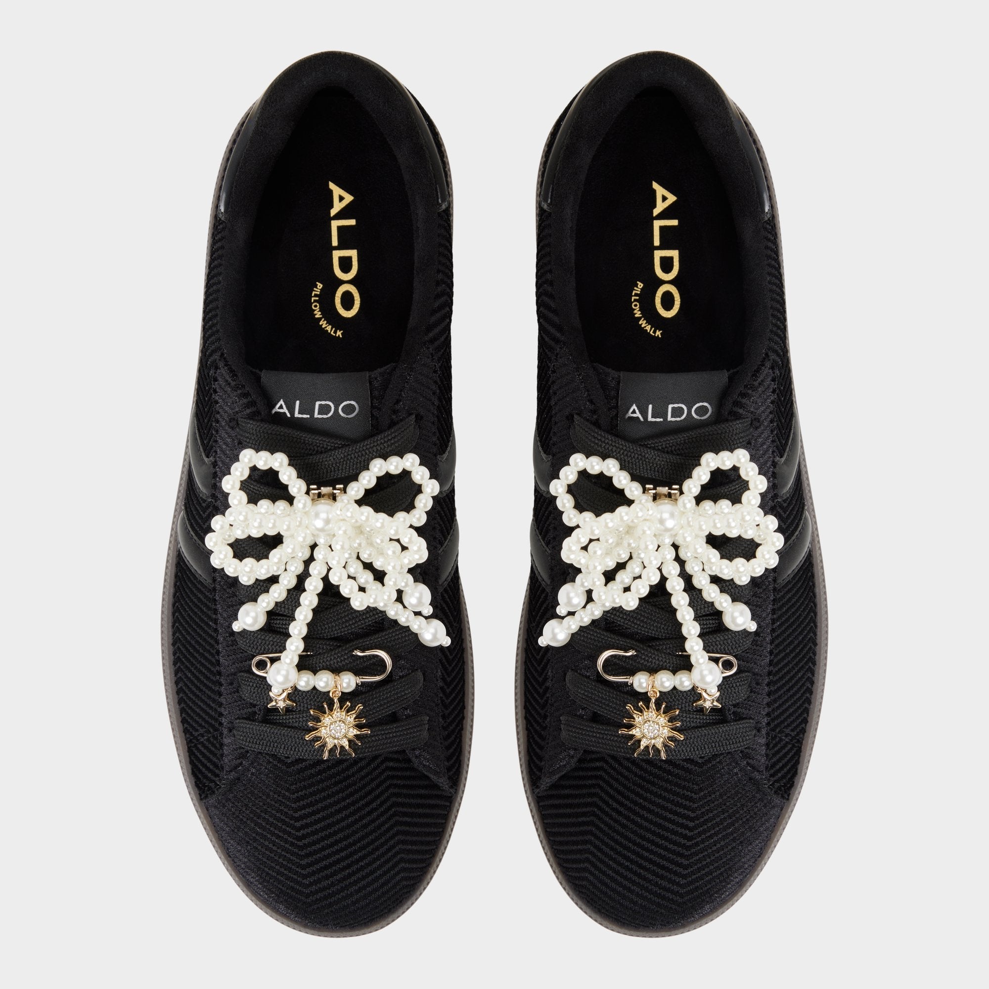 Aldo Chicsneaker2 in Black Black - Low top sneaker, Cup sole Black/black