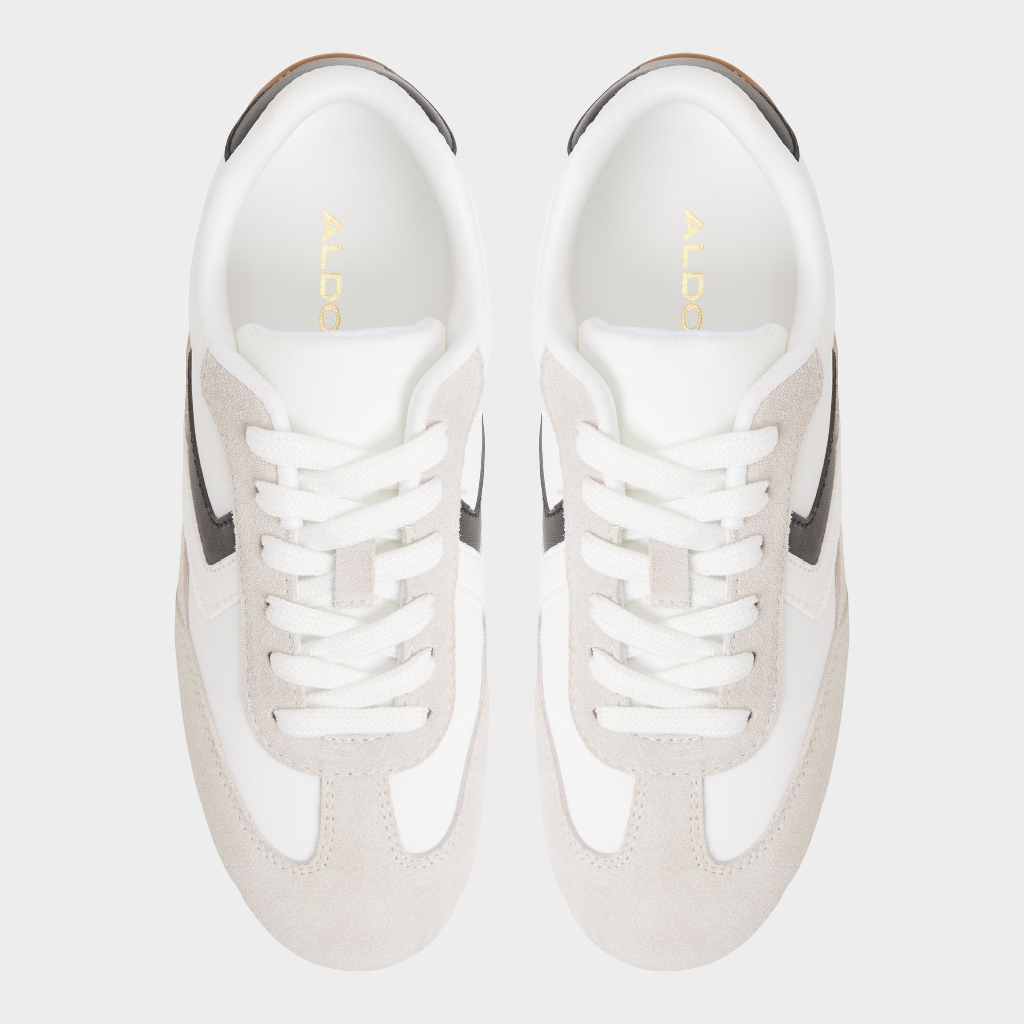 Aldo Coolchic White/Grey Women's Low top sneakers - Jogger sneaker White/grey