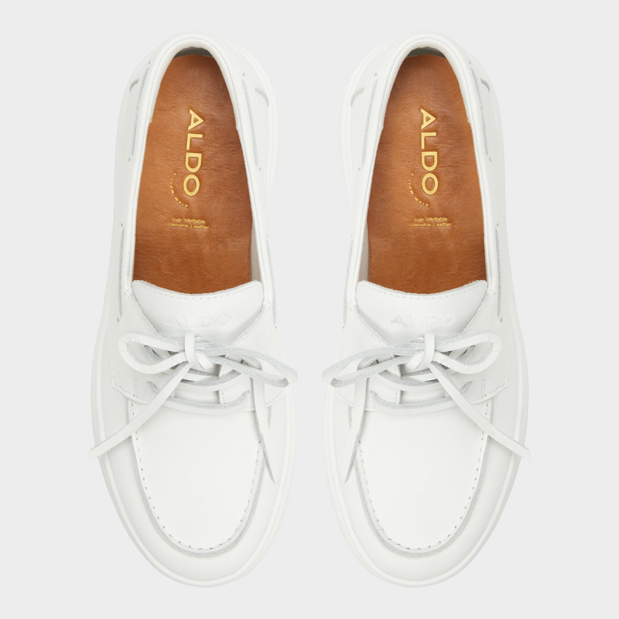 Aldo Wildbreeze Open White Women's Slip on sneakers - Boat shoe, Platform Open White