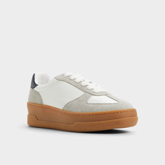 Aldo Deevale White/Grey Women's Low top sneakers - Sneaker, Platform White/grey