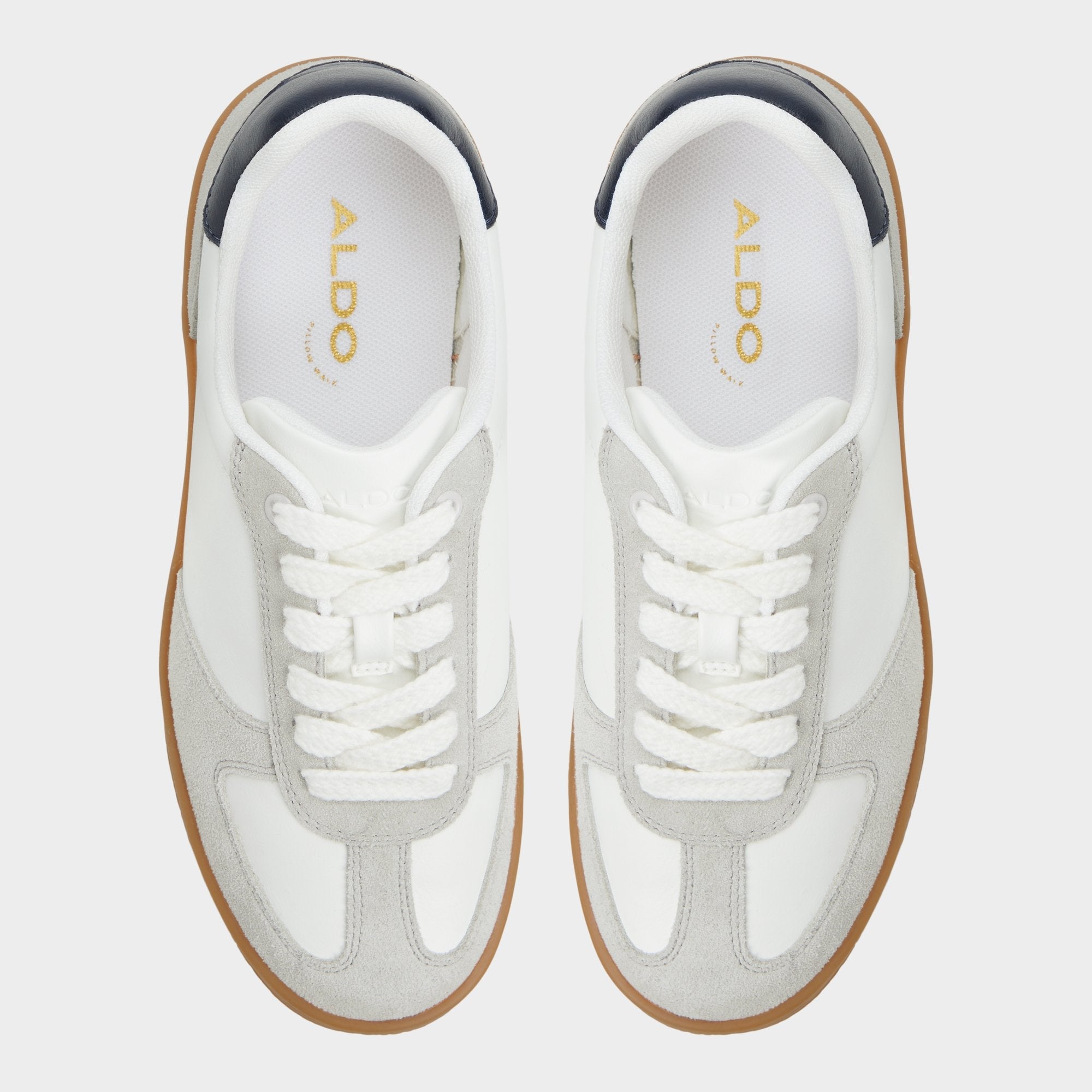 Aldo Deevale White/Grey Women's Low top sneakers - Sneaker, Platform White/grey