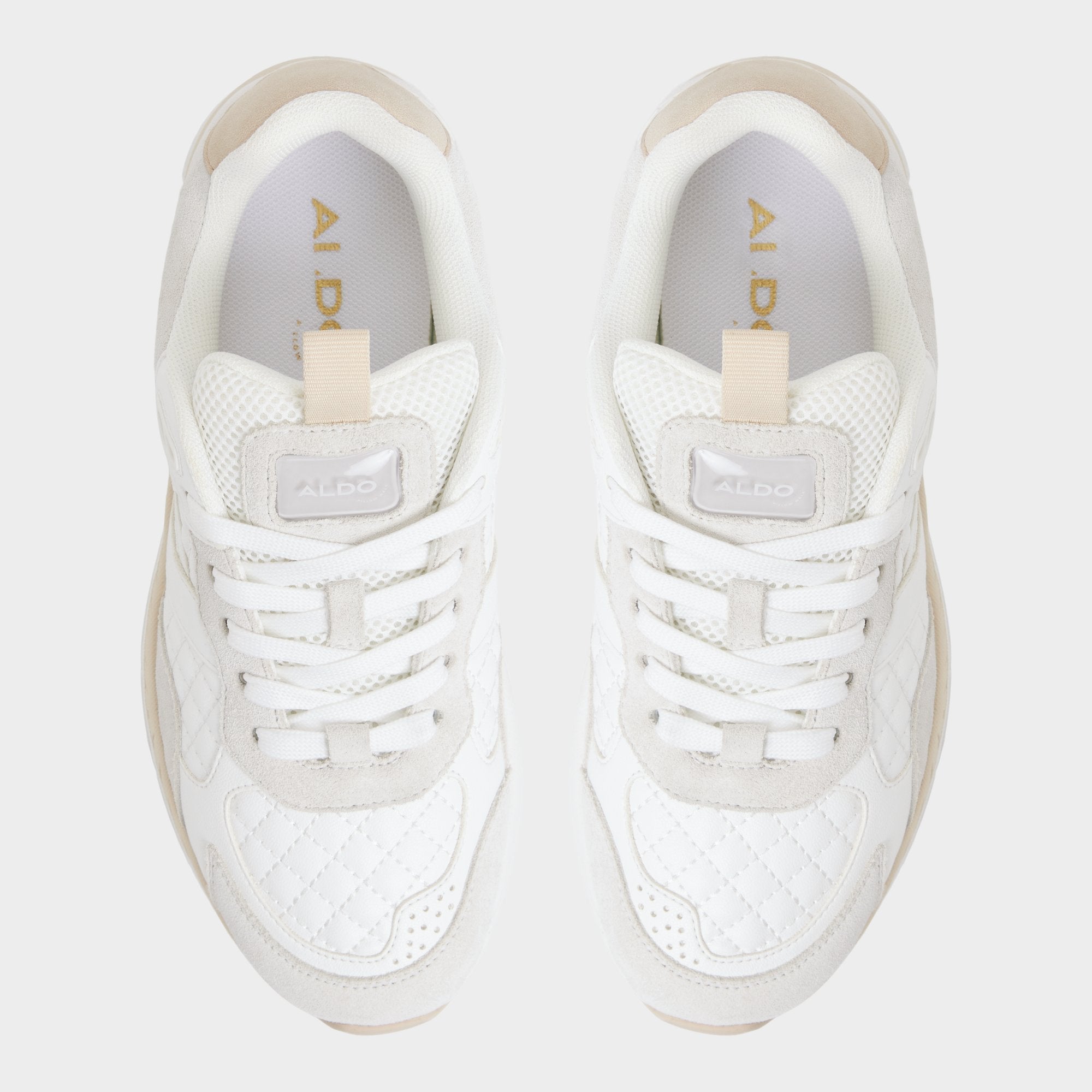Aldo Pillowsnkr in L White - Jogger sneaker White