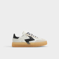 Aldo Retrostep White/Black Women's Low top sneakers - Low top sneaker, Jogger sole White/Black