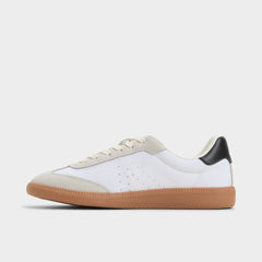 Aldo Clubstyle White/Black Women's Low top sneakers - Jogger sneaker, Jogger sole White/Black
