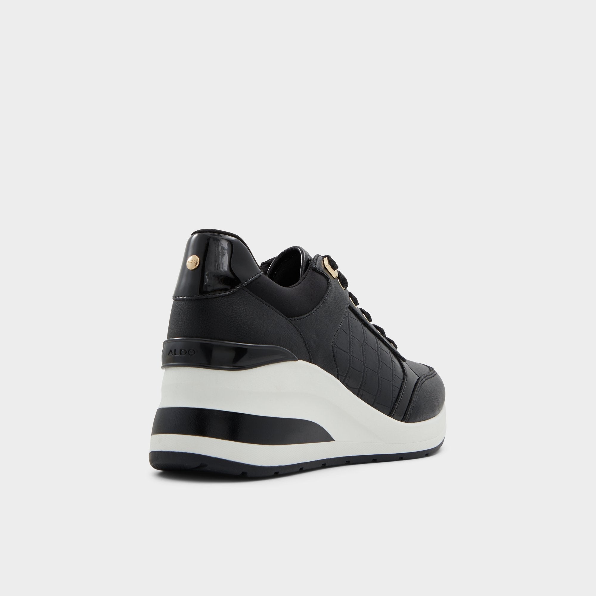 Aldo Iconistep Other Black Women's Platform and wedge sneakers - Wedge sneaker, Wedge heel Other black