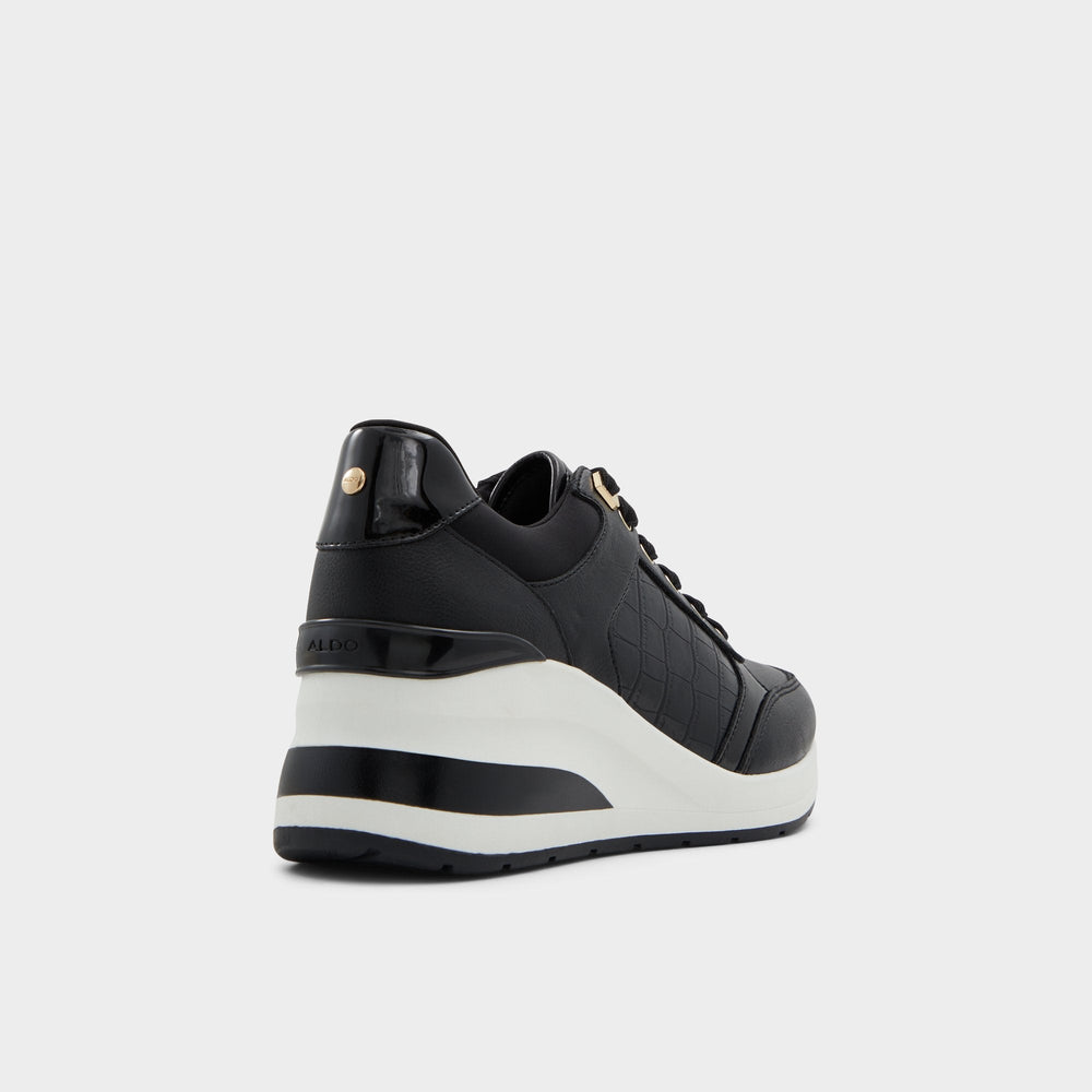 Aldo Iconistep Other Black Women's Platform and wedge sneakers - Wedge sneaker, Wedge heel Other black
