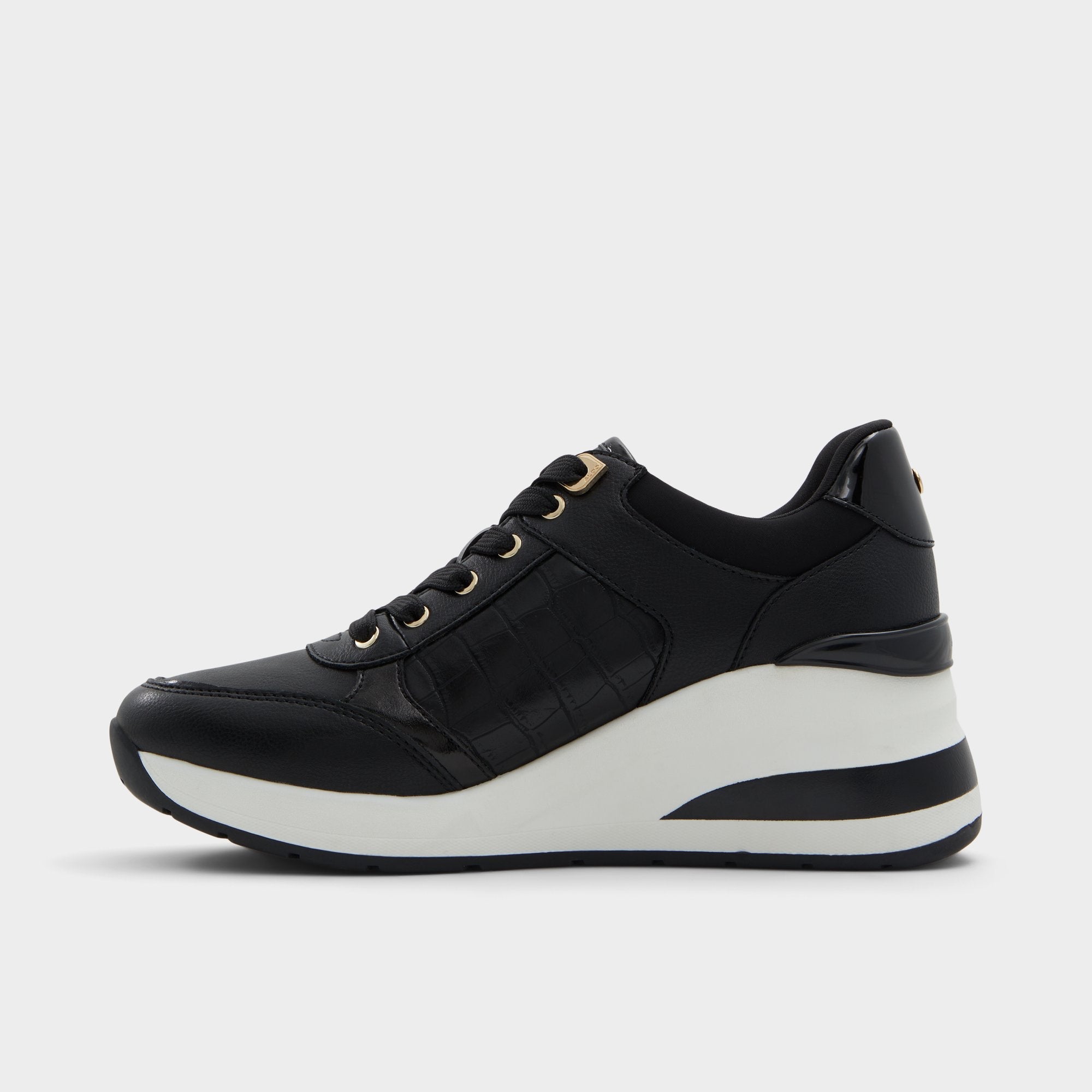 Aldo Iconistep Other Black Women's Platform and wedge sneakers - Wedge sneaker, Wedge heel Other black