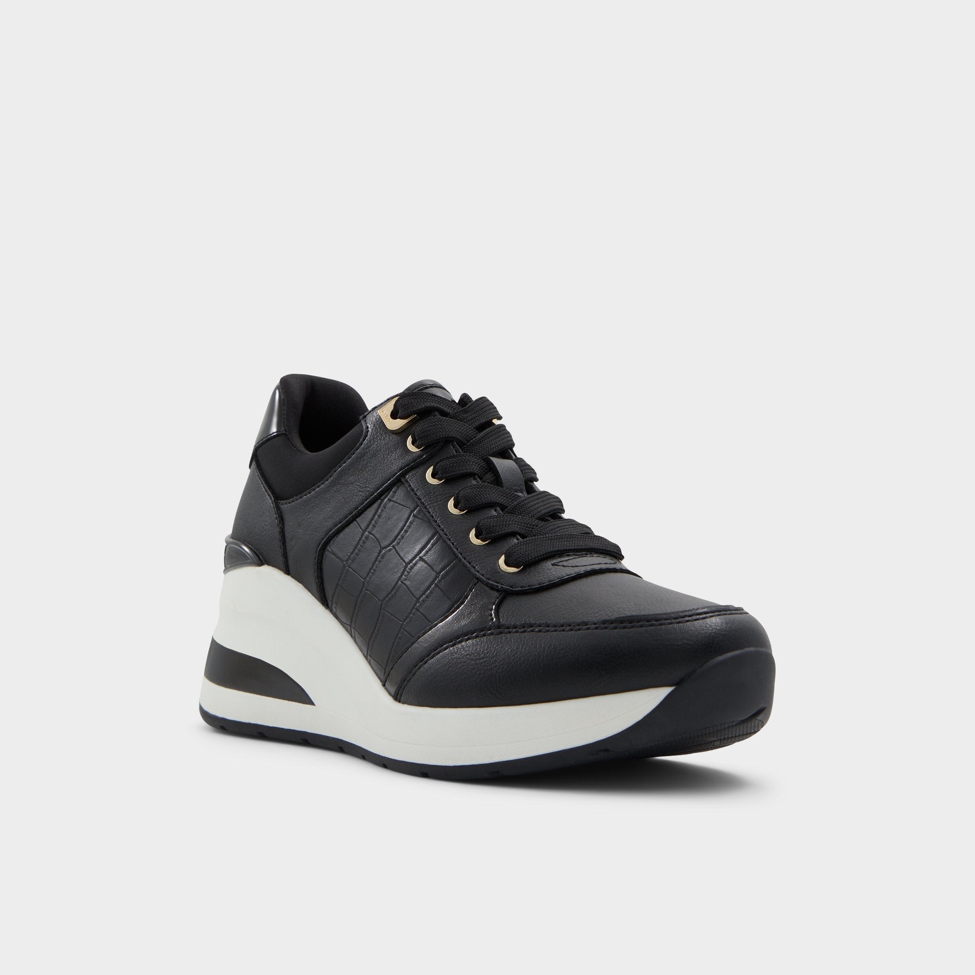 Aldo Iconistep Other Black Women's Platform and wedge sneakers - Wedge sneaker, Wedge heel Other black