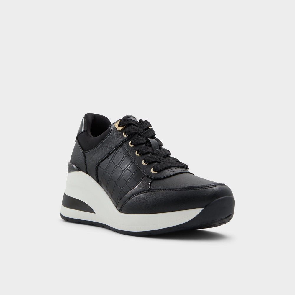 Aldo Iconistep Other Black Women's Platform and wedge sneakers - Wedge sneaker, Wedge heel Other black