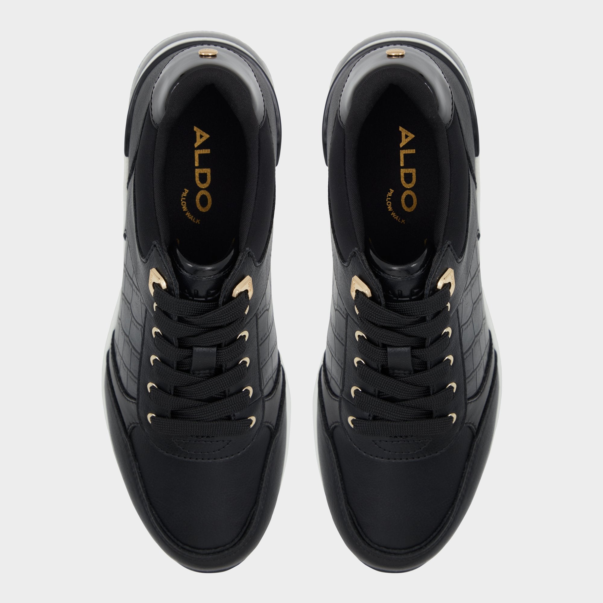 Aldo Iconistep Other Black Women's Platform and wedge sneakers - Wedge sneaker, Wedge heel Other black