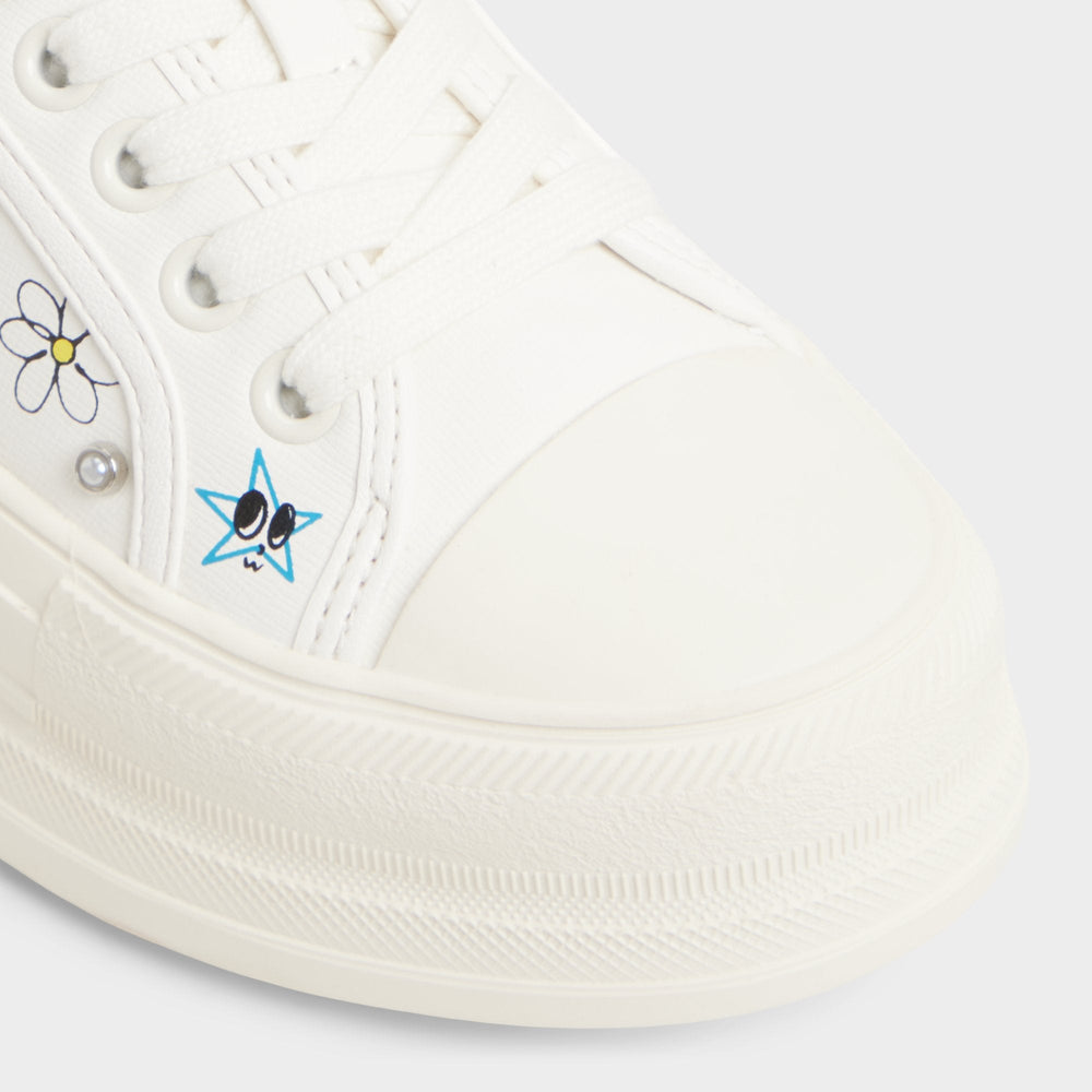 Aldo Rayes White/Multi Women's Low top sneakers - Sneaker, Platform White/Multi