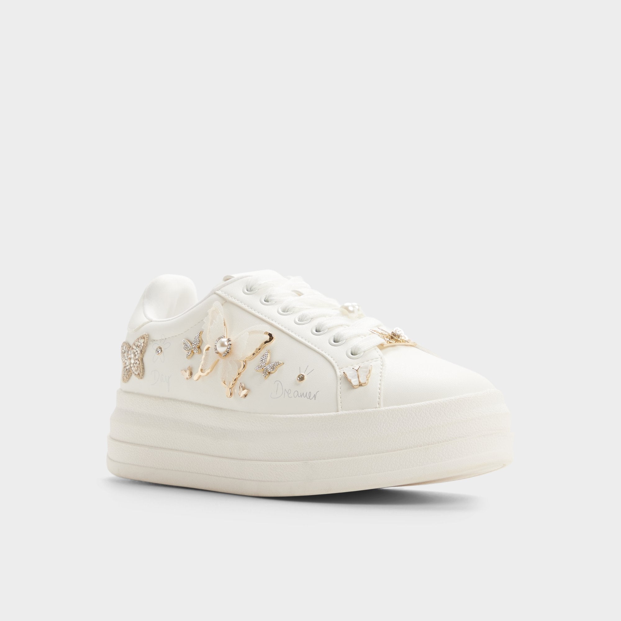 Aldo Pearlwing2 in White - Sneaker, Jogger sole White