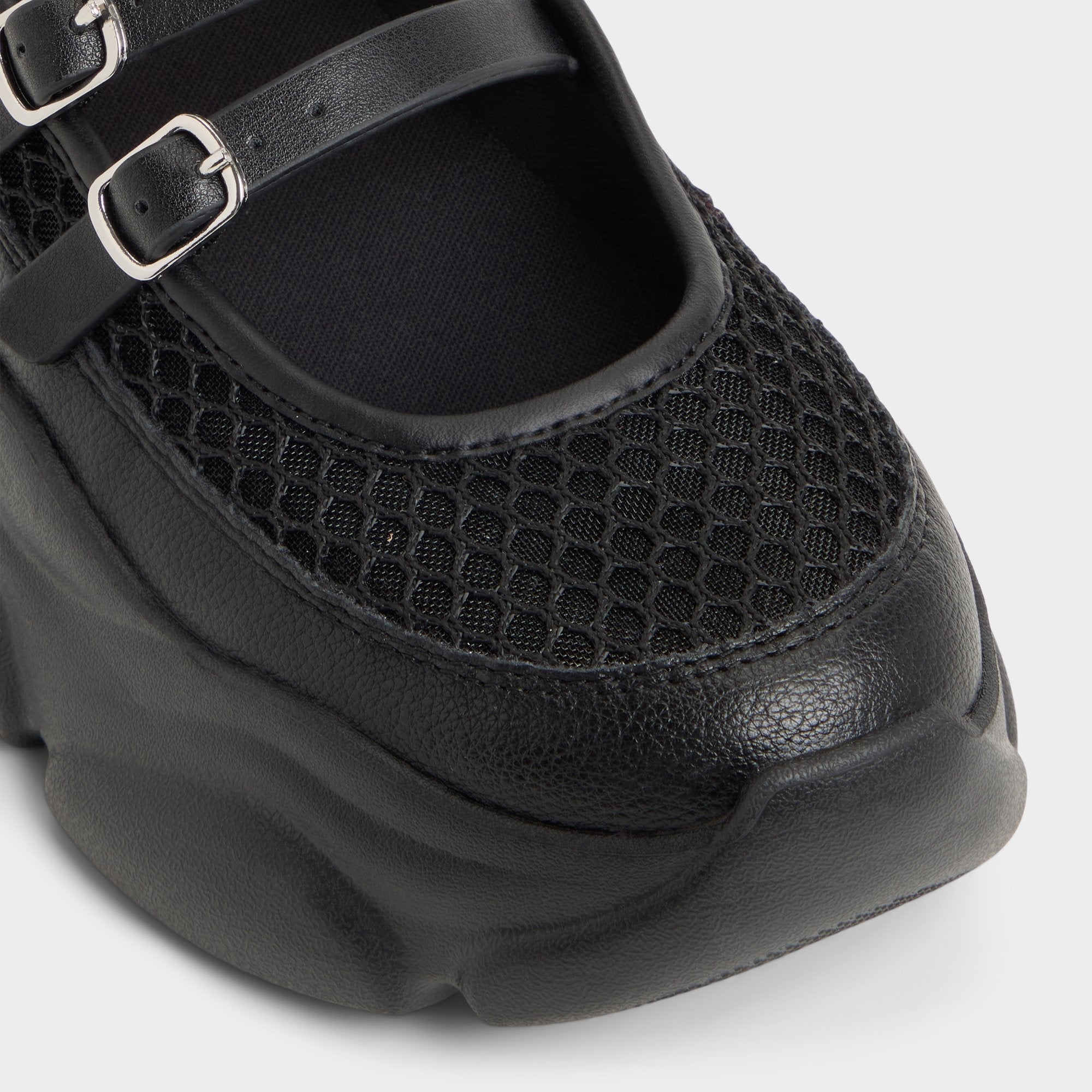 Aldo Aethera Black Women's Platform and wedge sneakers - Mary Jane Sneakers, Jogger sole Black
