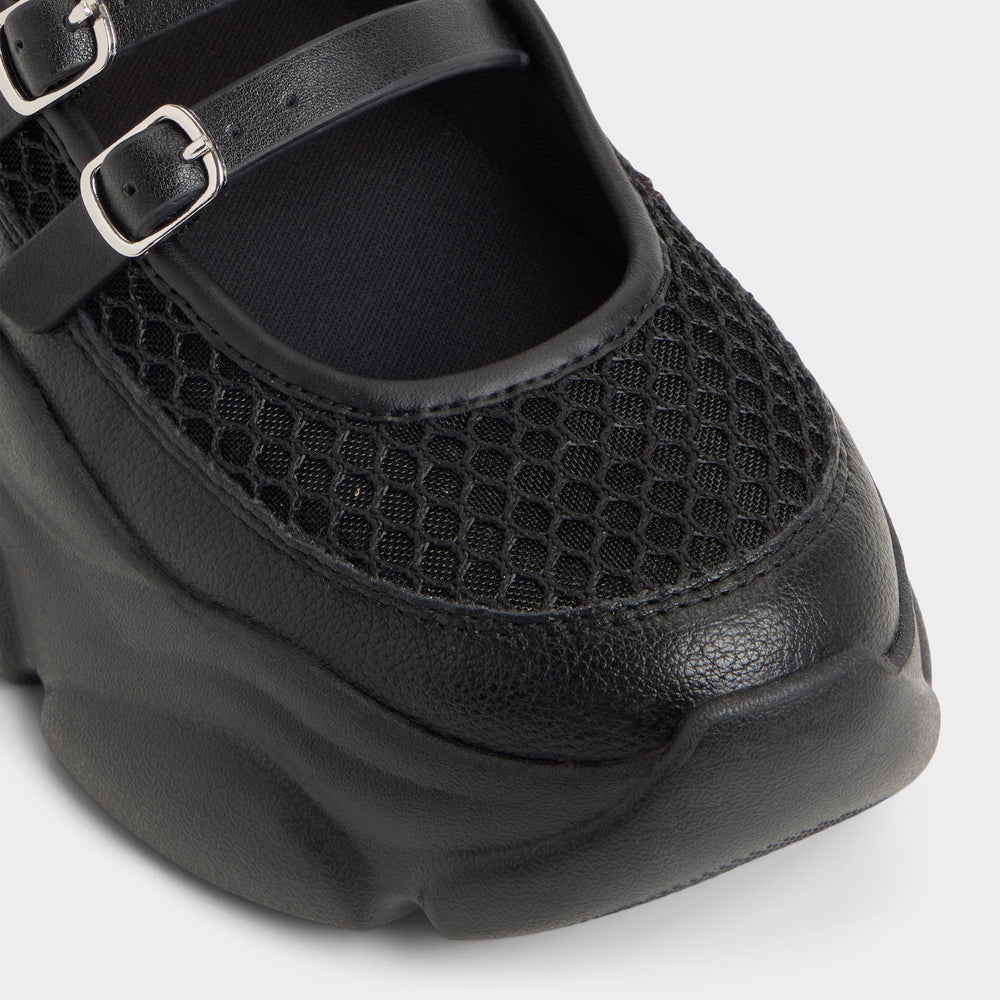 Aldo Aethera Black Women's Platform and wedge sneakers - Mary Jane Sneakers, Jogger sole Black