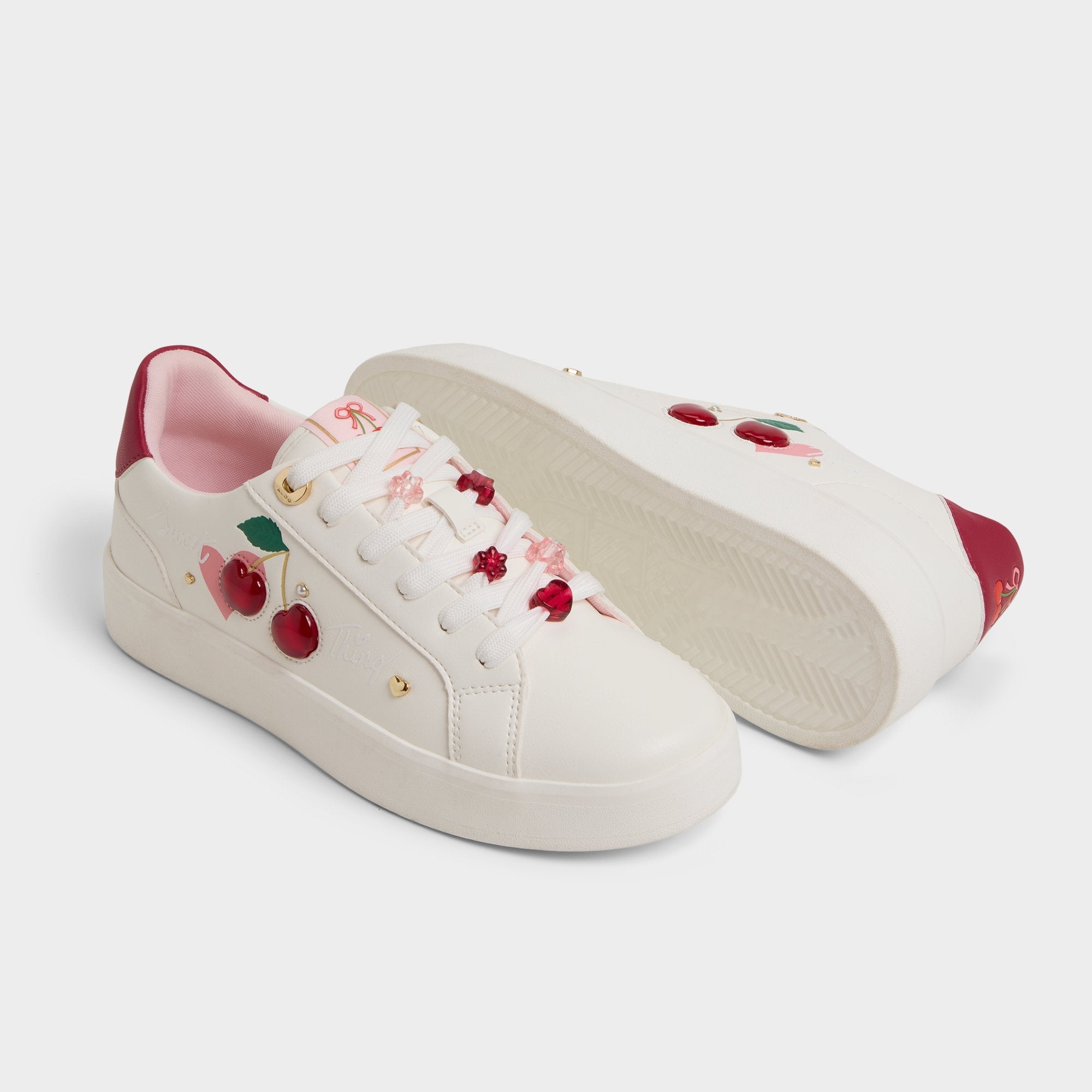 Aldo Cherrylove White Women's Low top sneakers - Low top sneaker, Platform White
