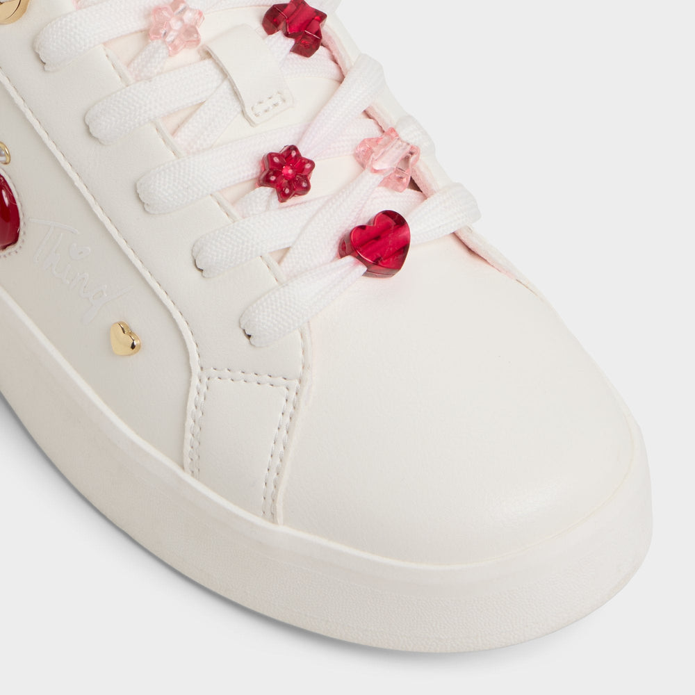 Aldo Cherrylove White Women's Low top sneakers - Low top sneaker, Platform White