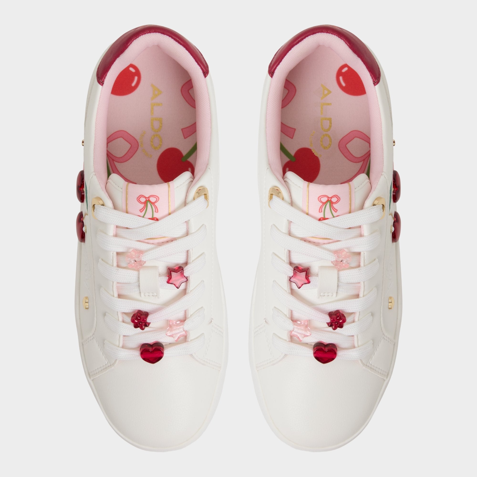 Aldo Cherrylove White Women's Low top sneakers - Low top sneaker, Platform White