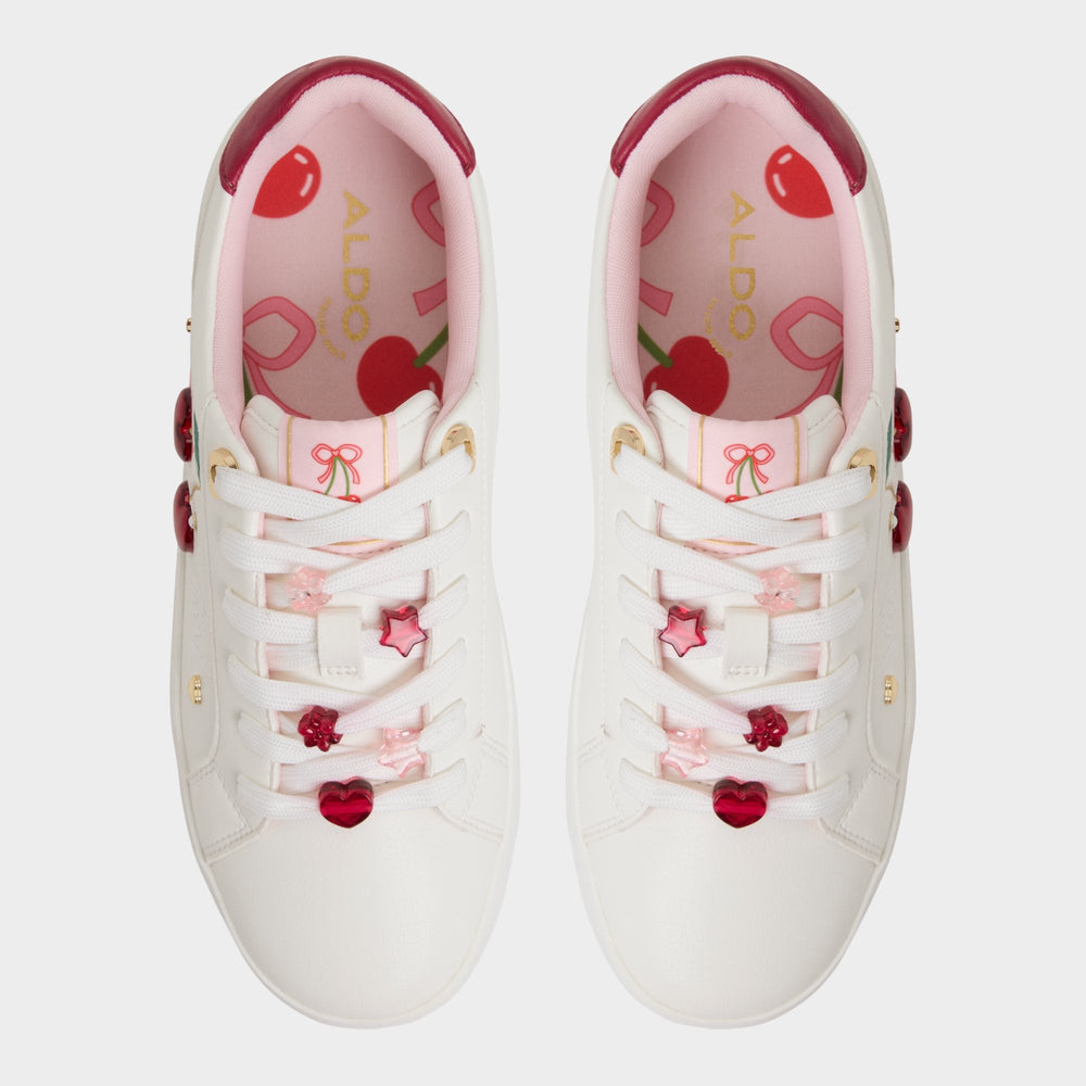 Aldo Cherrylove White Women's Low top sneakers - Low top sneaker, Platform White