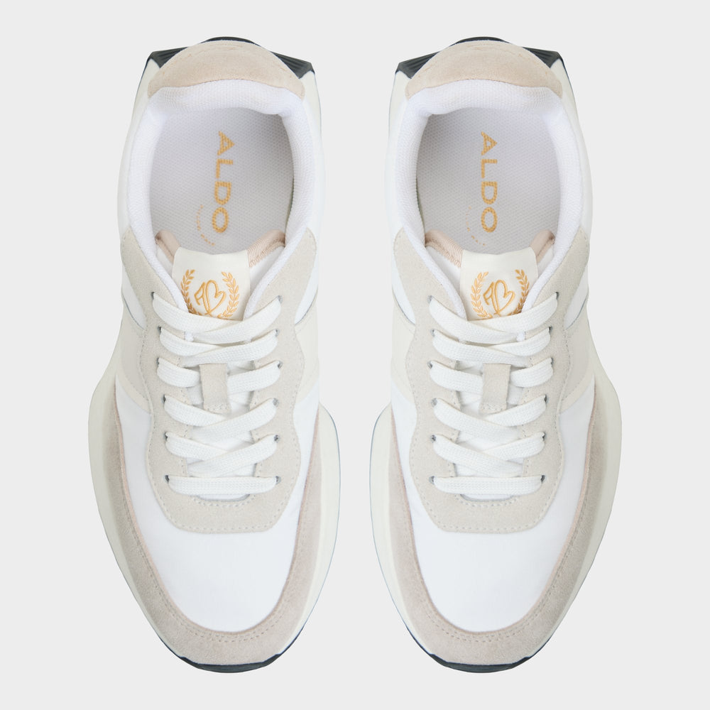 Aldo Proader White/Bone Women's Low top sneakers - Jogger sneaker White/Bone