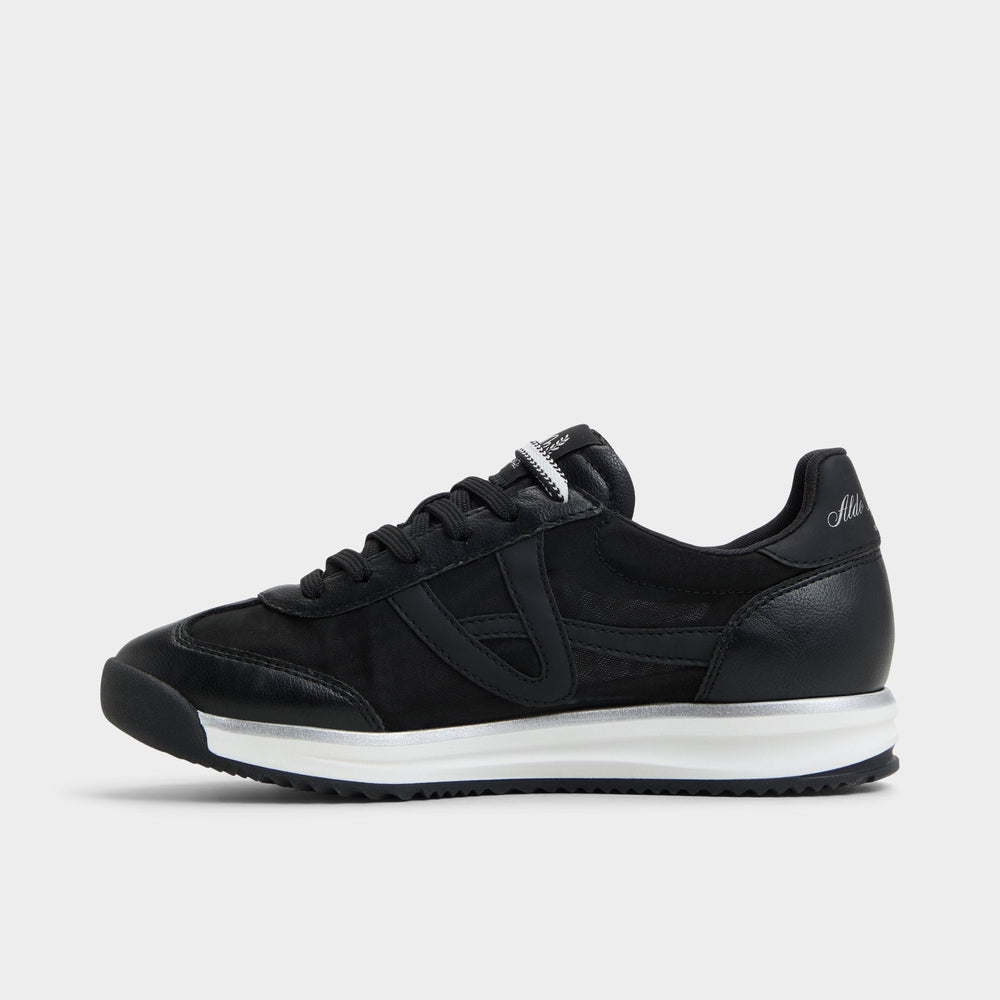 Aldo Stepcount Black Women's Low top sneakers - Jogger sneaker, Jogger sole Black