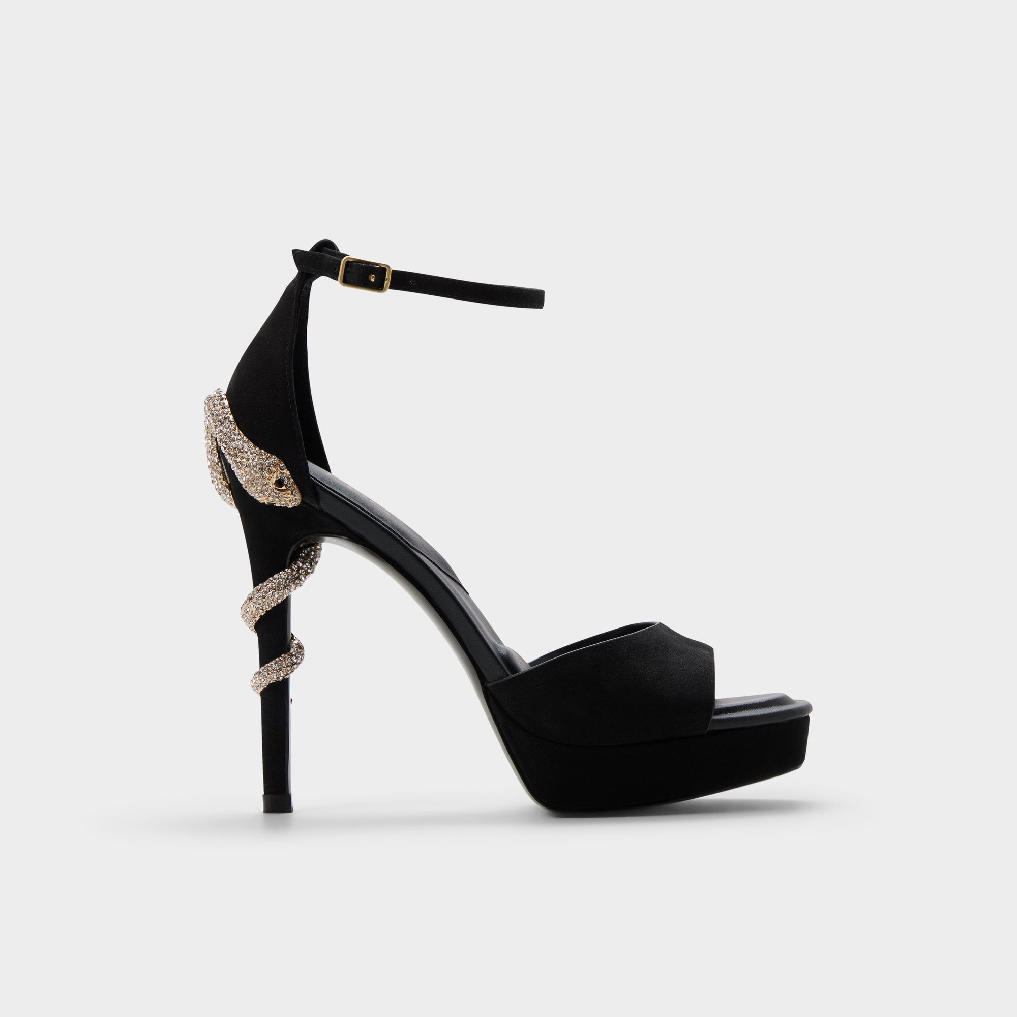 Aldo Medusa in Other Black 14266744 - Strappy heeled sandal, Platform Other black