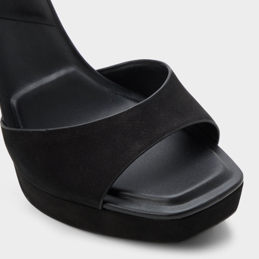 Aldo Medusa in Other Black 14266744 - Strappy heeled sandal, Platform Other black