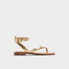Aldo Daressi in Gold - Flat sandal Gold