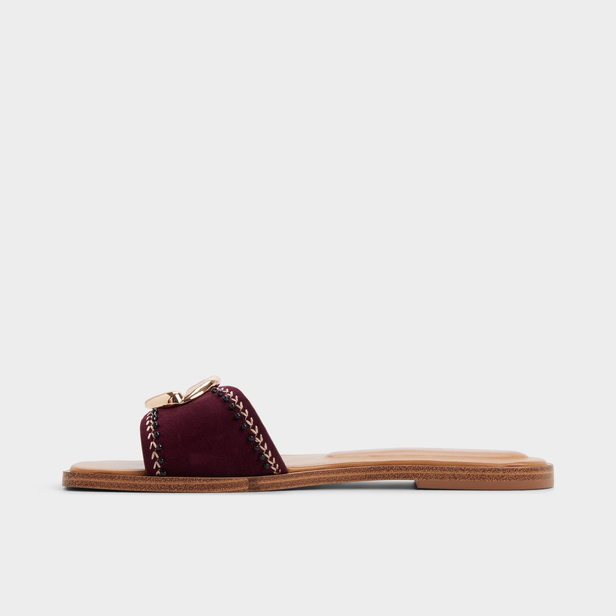 Aldo Biggin in Bordo - Slide sandal Bordo