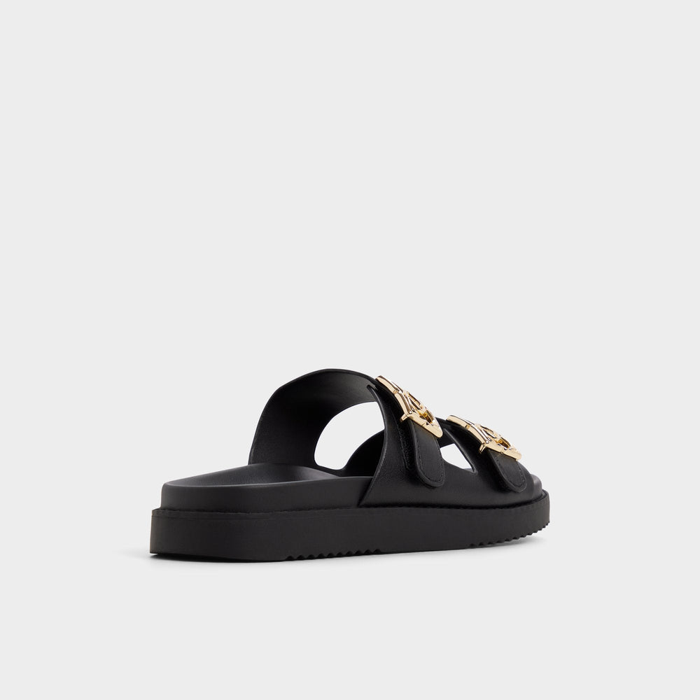 Aldo Mungos in Black - Footbed sandal, Footbed sandal Black