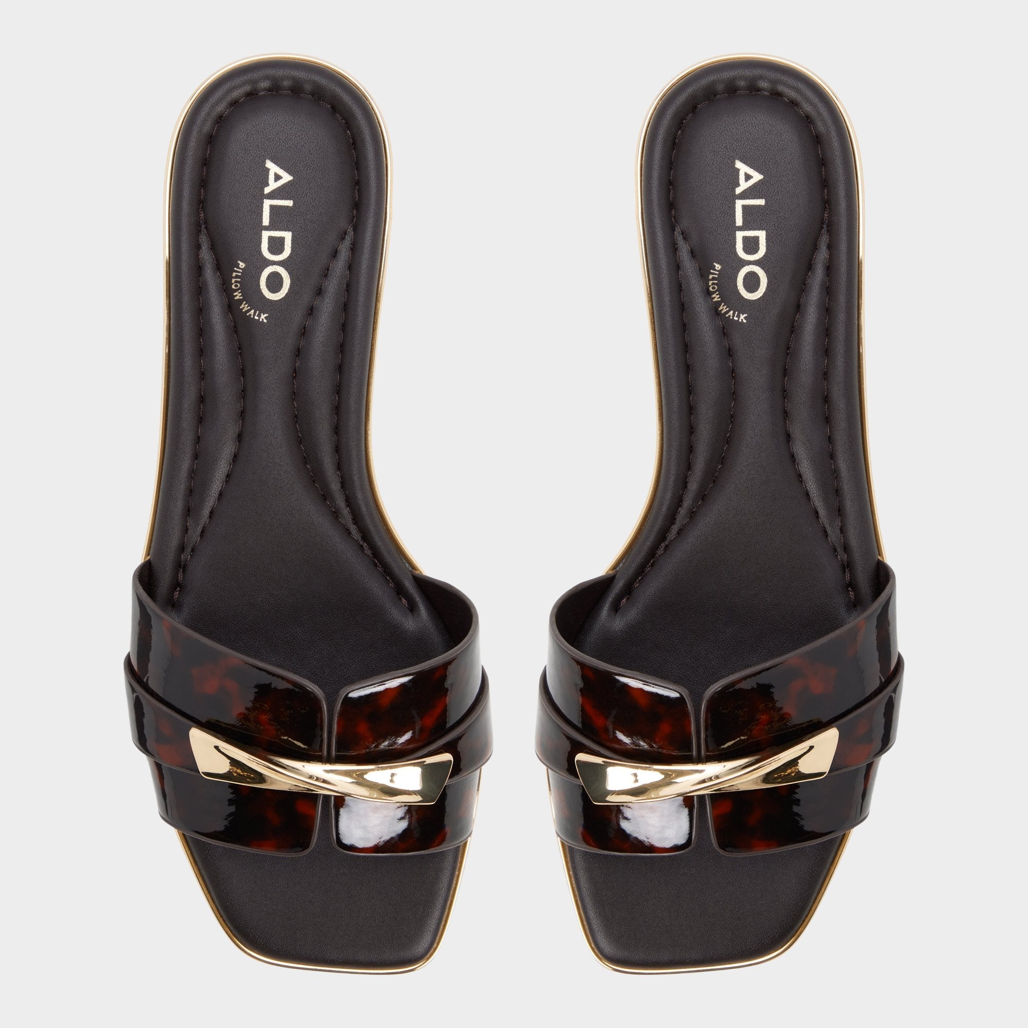 Aldo Darlina in Open Brown - Slide sandal Open brown