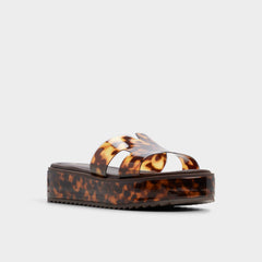 Aldo Anayelie in Open Brown - Slide sandal, Platform Open brown