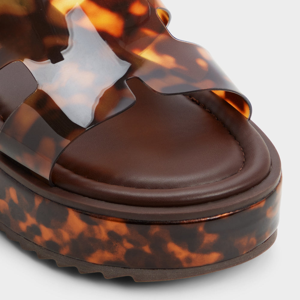 Aldo Anayelie in Open Brown - Slide sandal, Platform Open brown