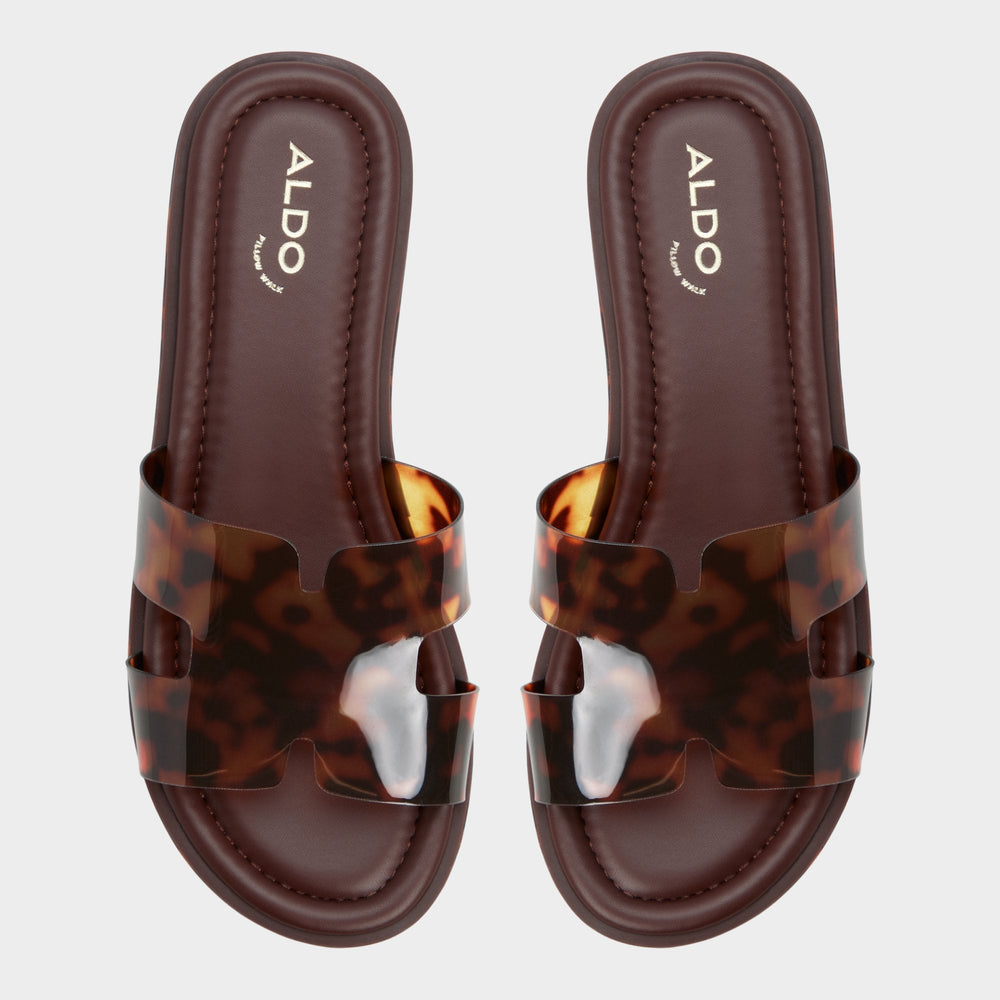 Aldo Anayelie in Open Brown - Slide sandal, Platform Open brown