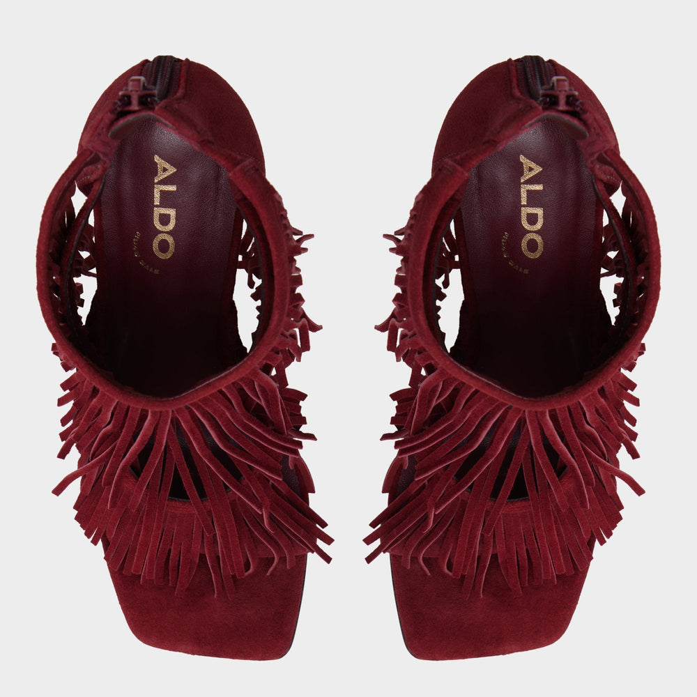 Aldo Nahana in Bordo - Strappy heeled sandal, Stiletto heel Bordo