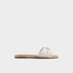 Aldo Alamassi Open White Women's Flats - Slide sandal Open white