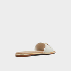 Aldo Alamassi Open White Women's Flats - Slide sandal Open white