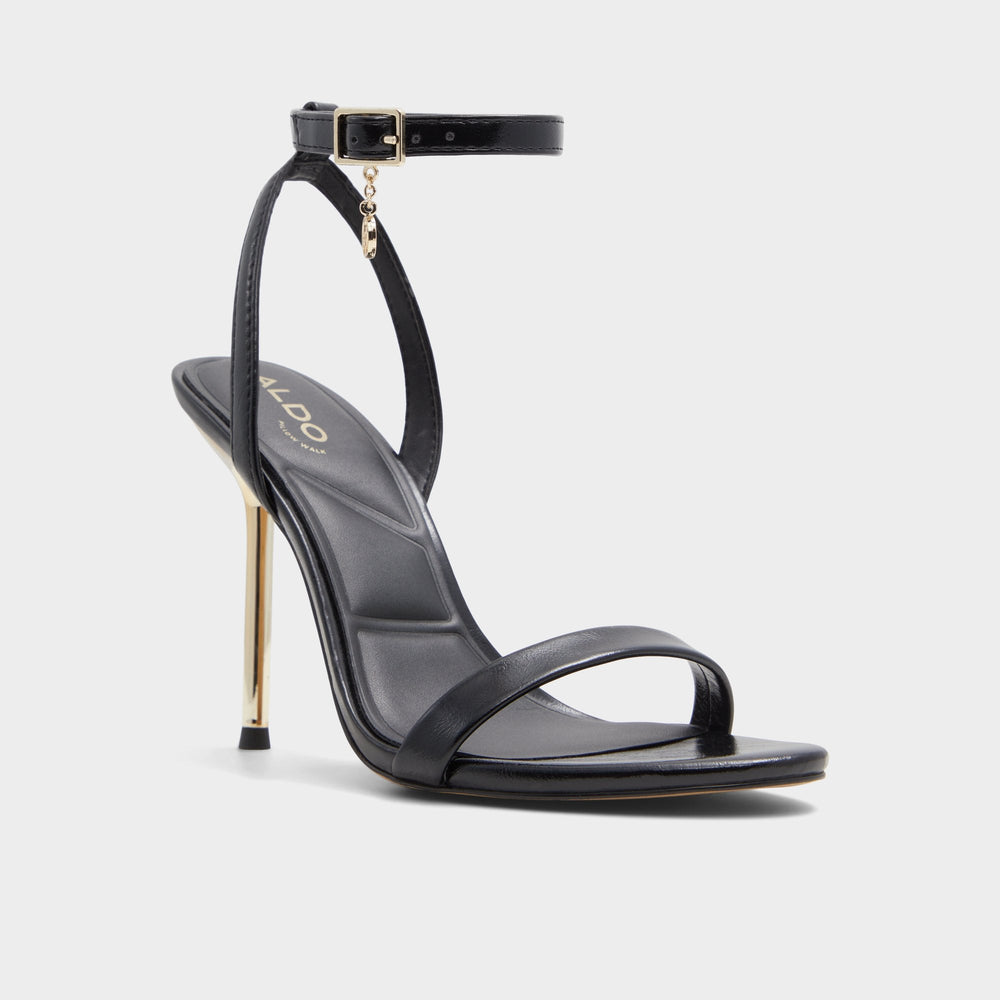 Aldo Maristou Black Women's Strappy sandals - Heeled sandal, Stiletto heel Black