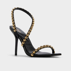 Aldo Attey in Black - Strappy heeled sandal, Stiletto heel Black